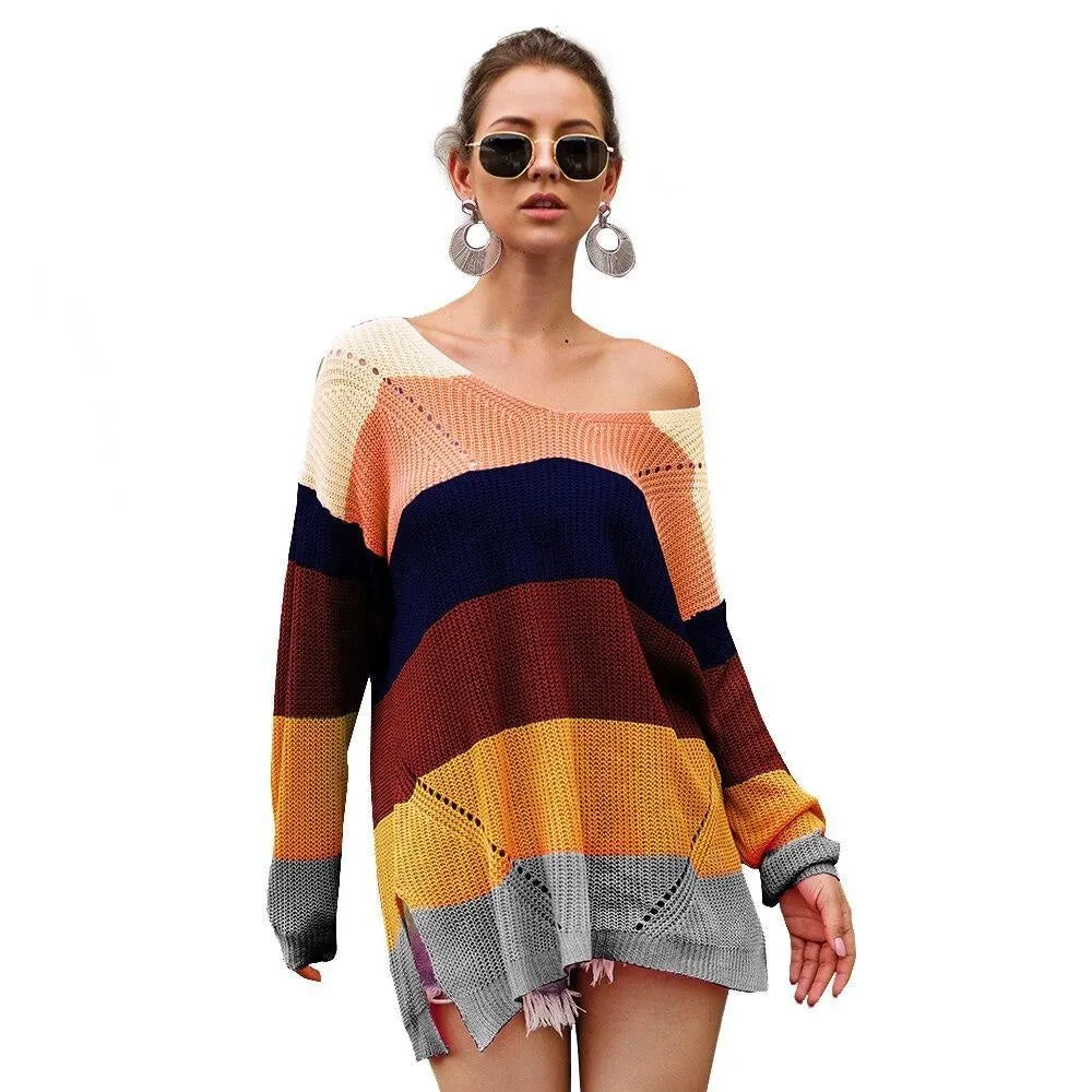 Rainbow Sweater Dress