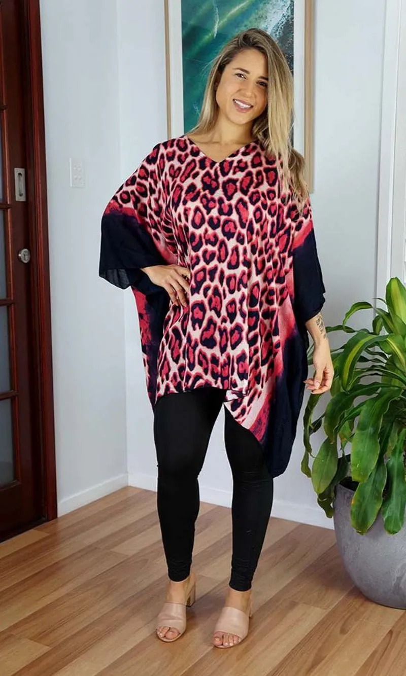 Rayon Tunic Short Leopard, More Colours