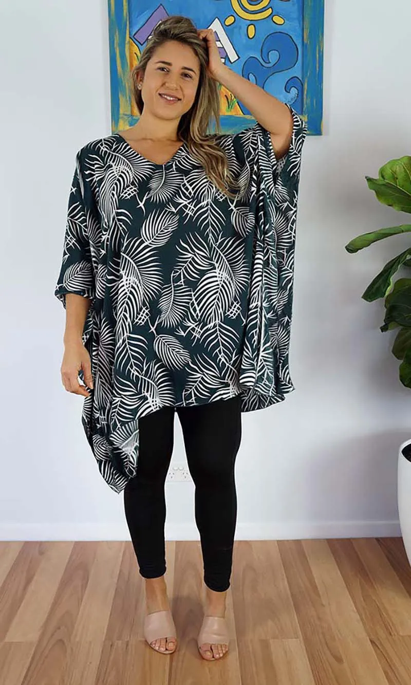 Rayon Tunic Short Palm Cove, More Colours