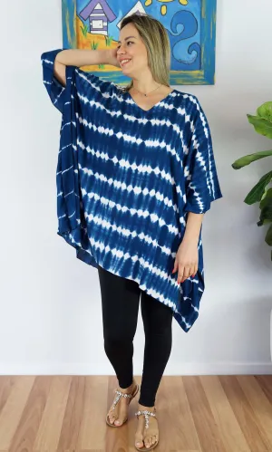 Rayon Tunic Short Shibori, More Colours