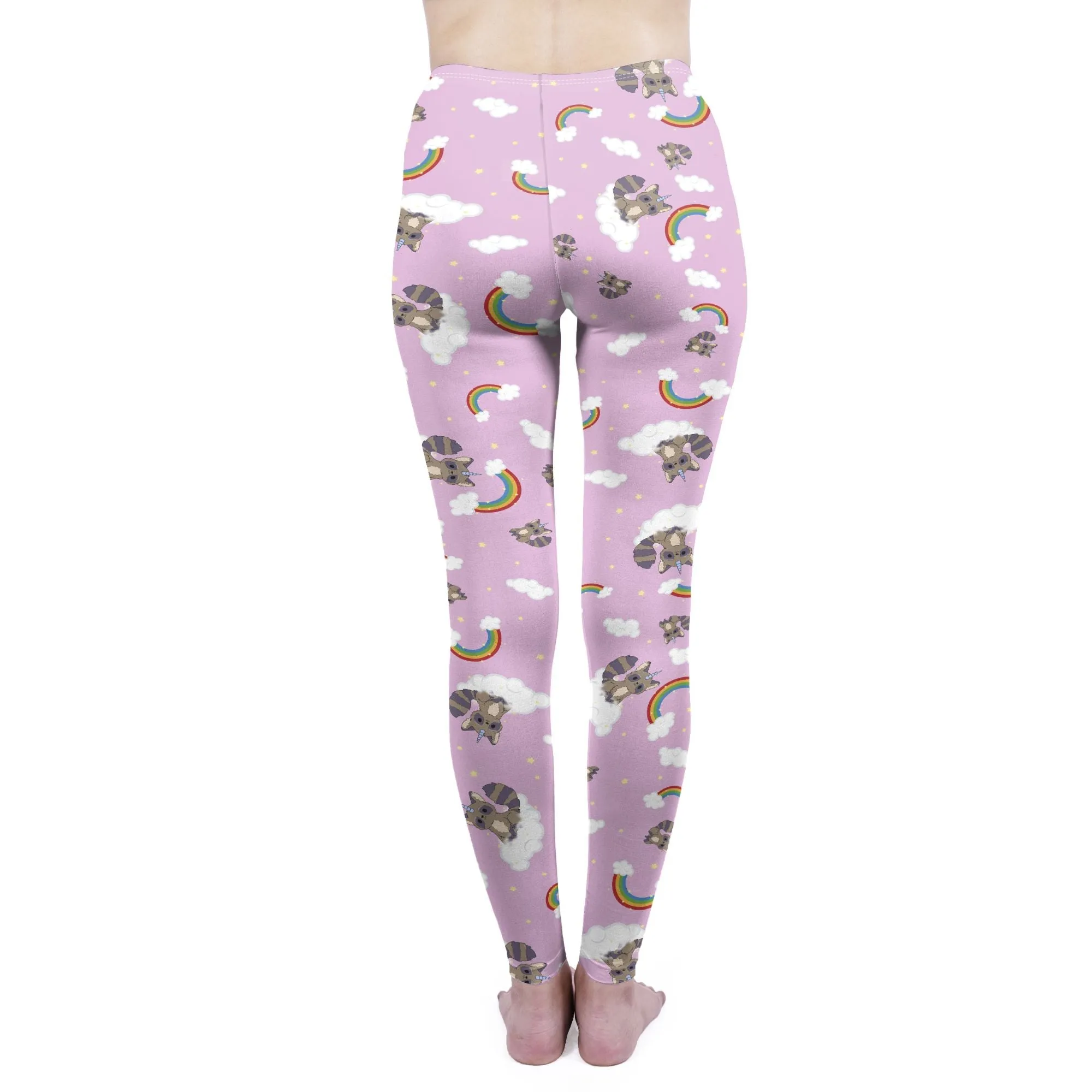 Regular Leggings (8-12 UK Size) - Raccoonicorn