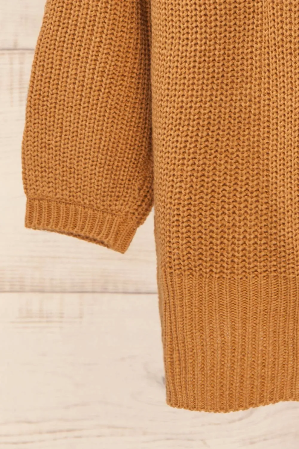 Rennes Caramel | Knit Turtleneck Sweater