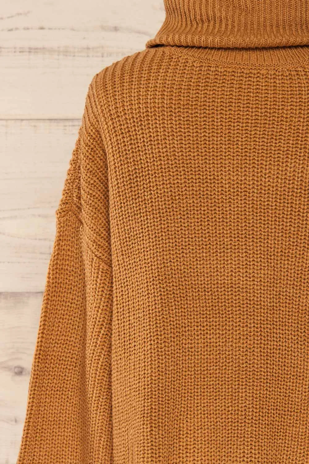 Rennes Caramel | Knit Turtleneck Sweater