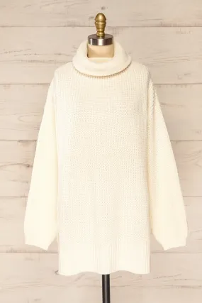 Rennes Cream | Knit Turtleneck Sweater