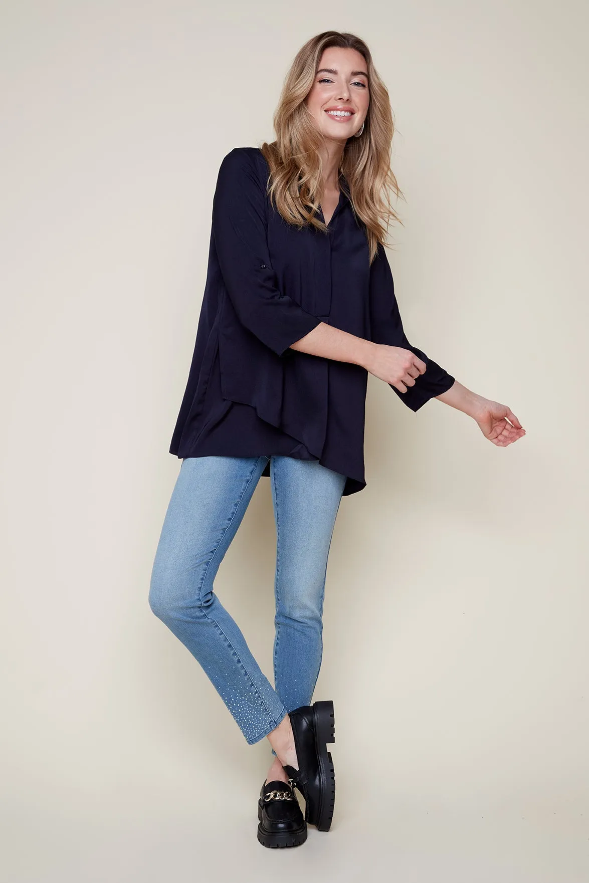 Renuar R5517 Airflow Blouse (NEW FALL COLORS!)