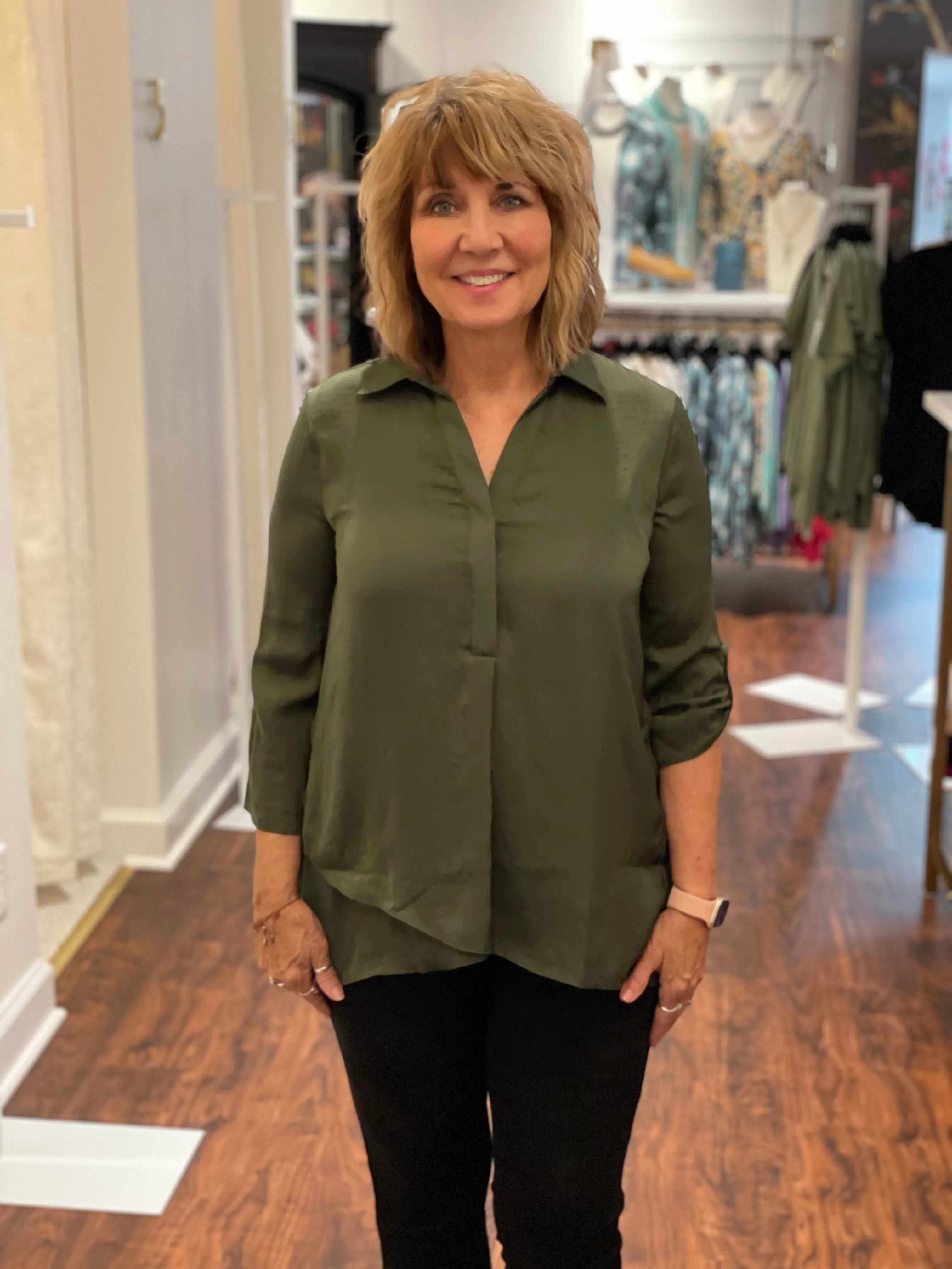 Renuar R5517 Airflow Blouse (NEW FALL COLORS!)