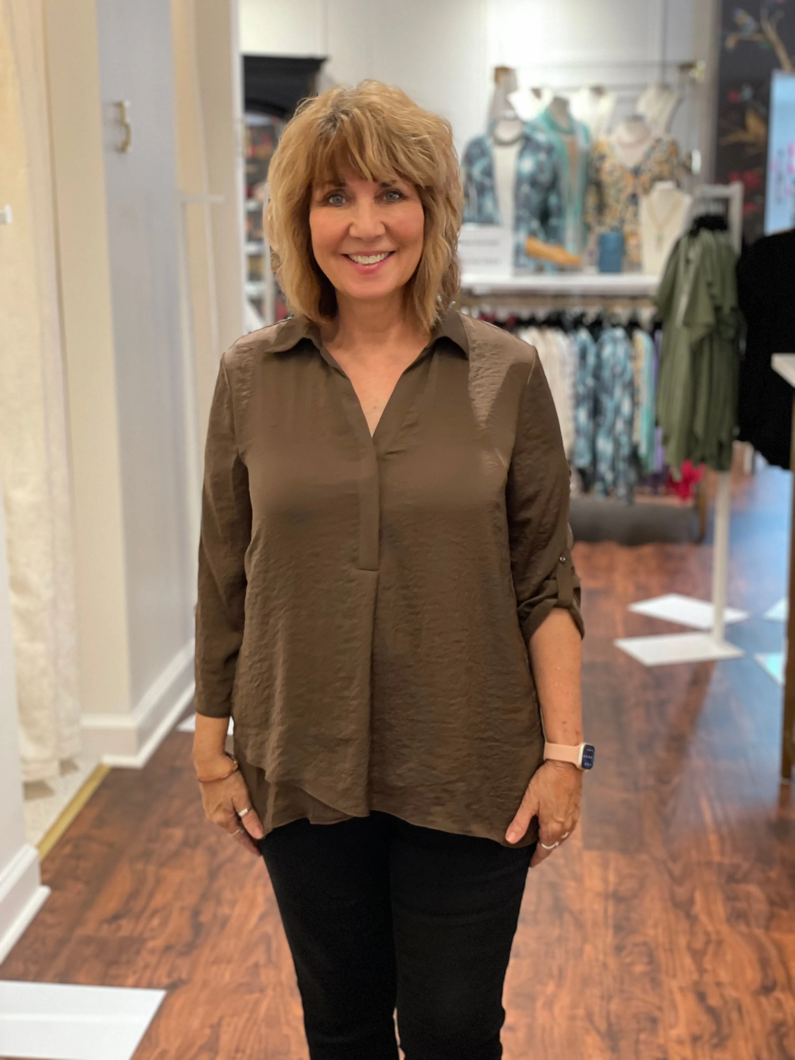 Renuar R5517 Airflow Blouse (NEW FALL COLORS!)