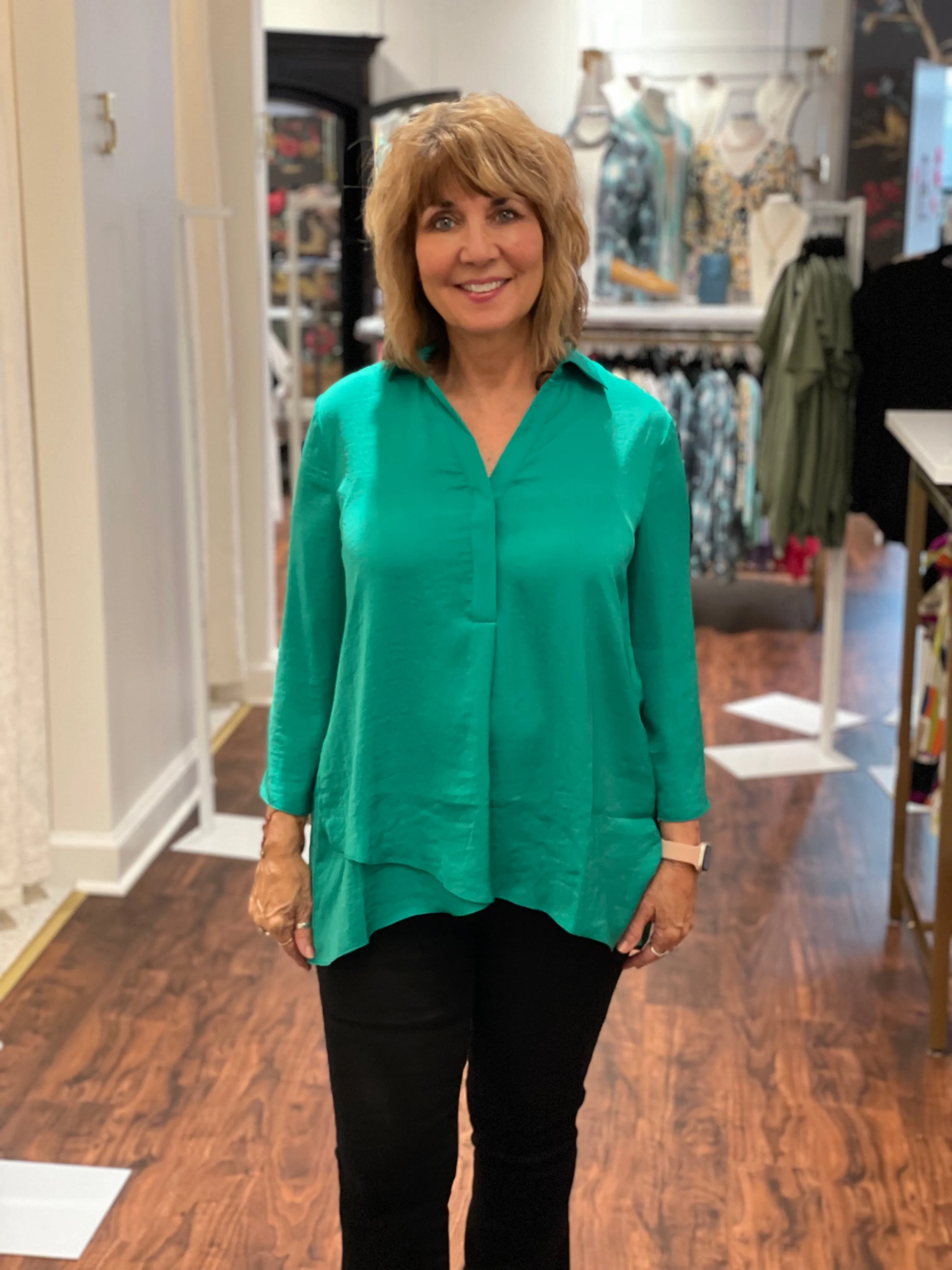 Renuar R5517 Airflow Blouse (NEW FALL COLORS!)