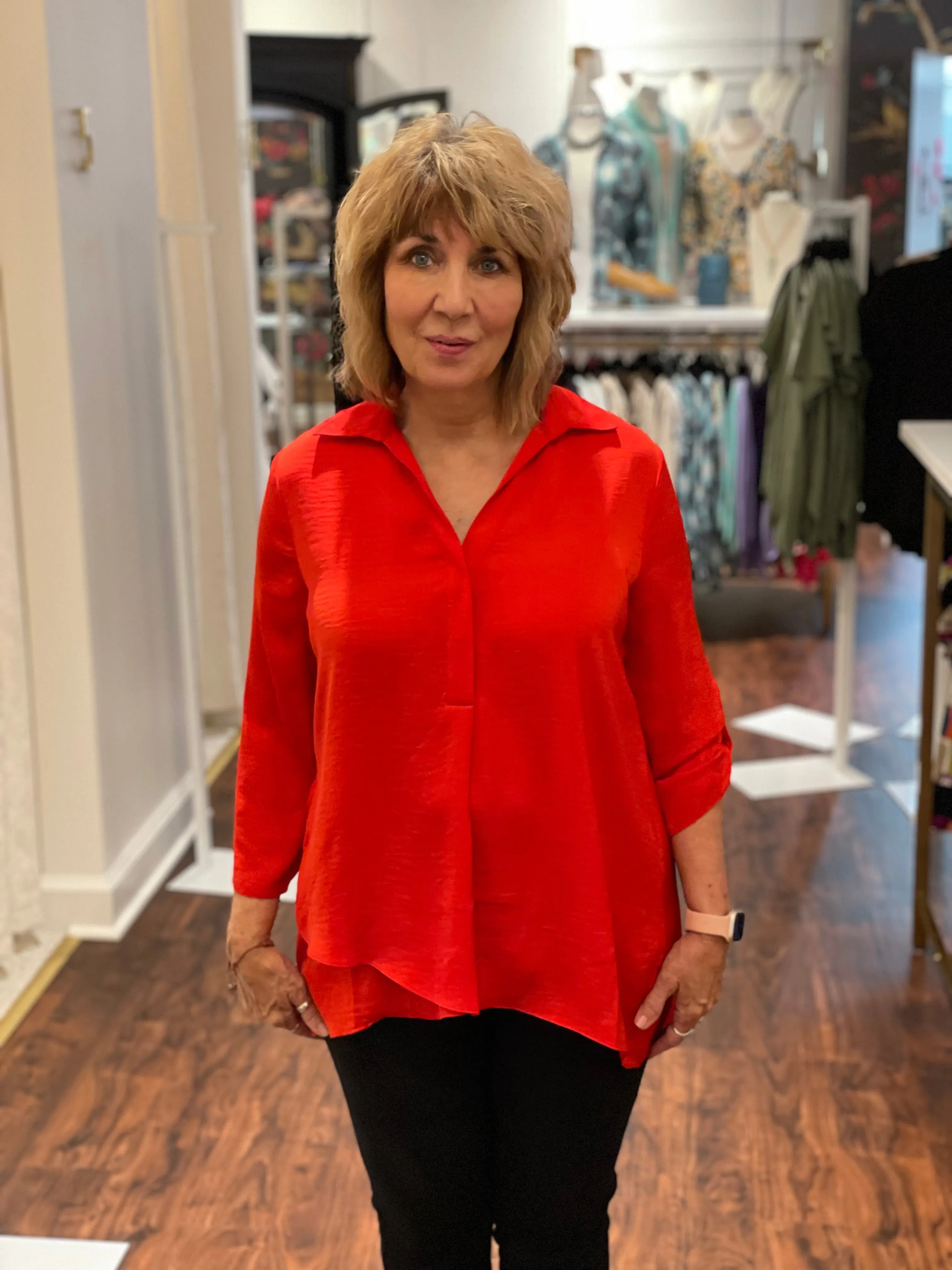 Renuar R5517 Airflow Blouse (NEW FALL COLORS!)