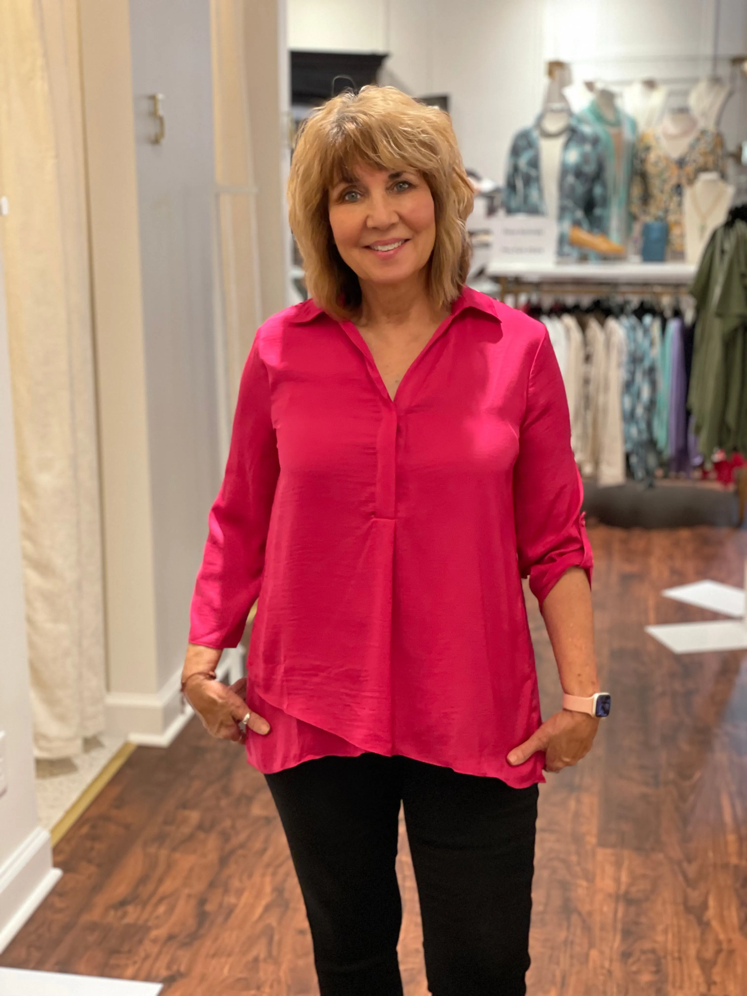 Renuar R5517 Airflow Blouse (NEW FALL COLORS!)