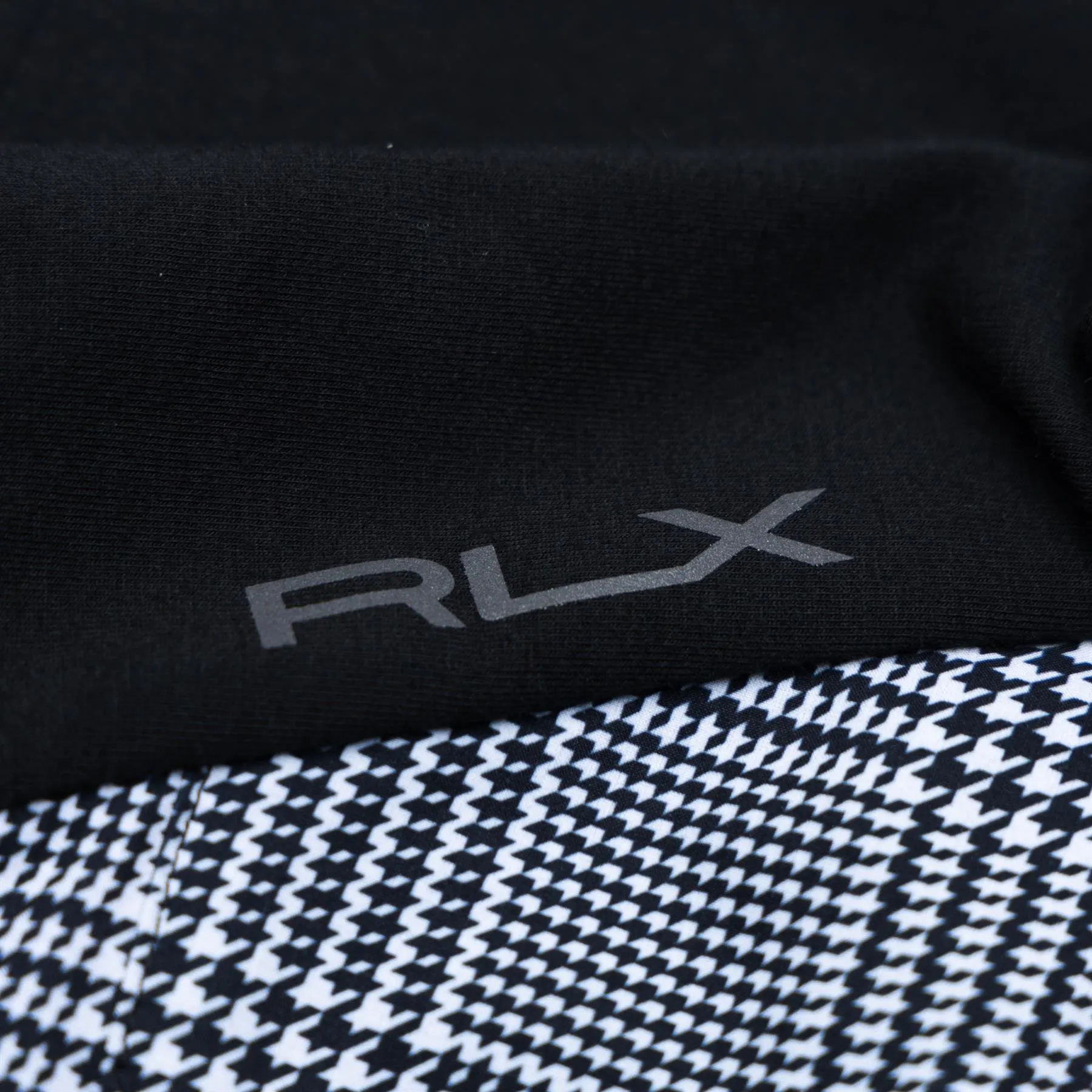 RLX Classic Fit Full Zip Tech Terry Gilet Black/Grey - SS24