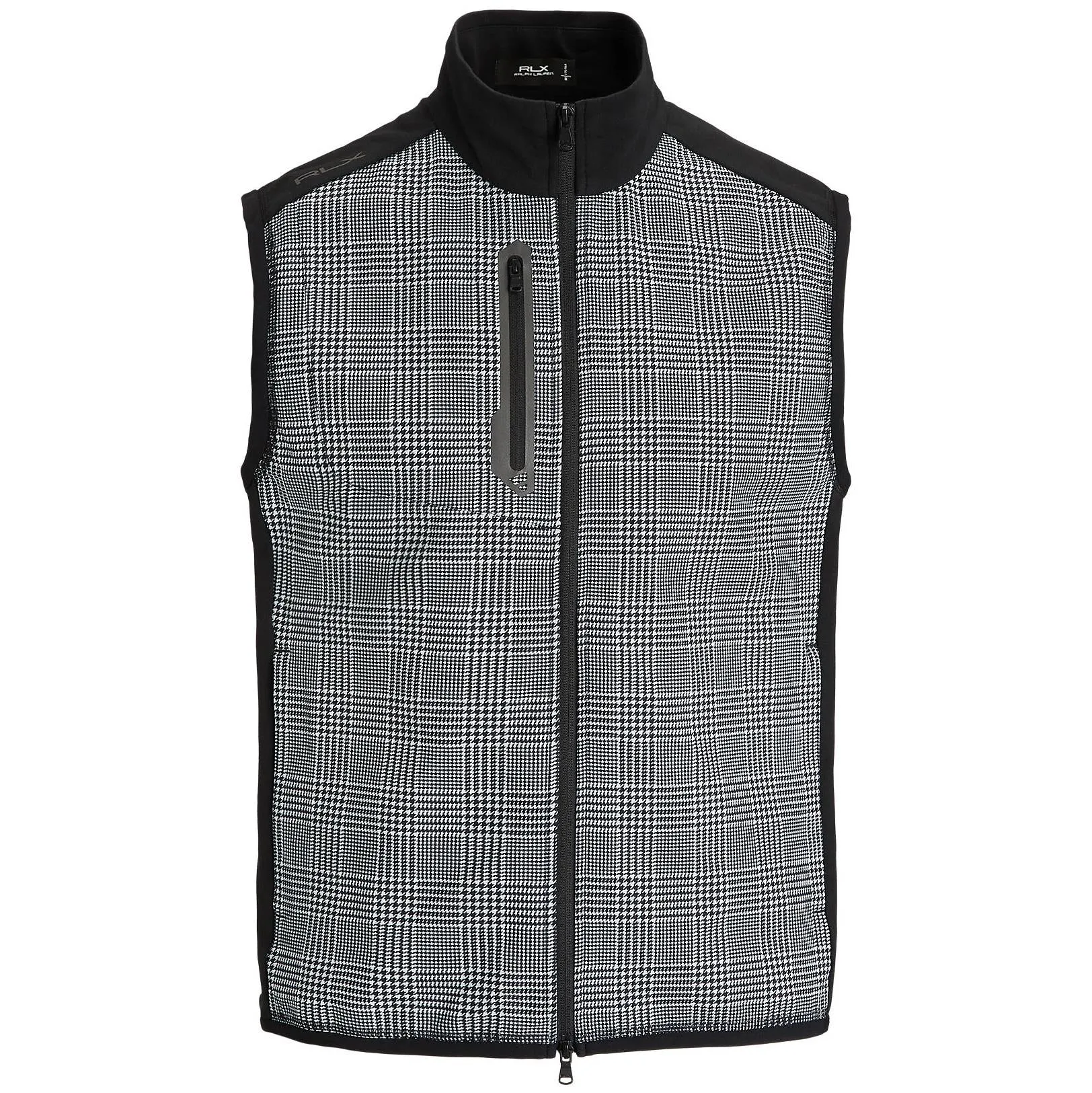 RLX Classic Fit Full Zip Tech Terry Gilet Black/Grey - SS24