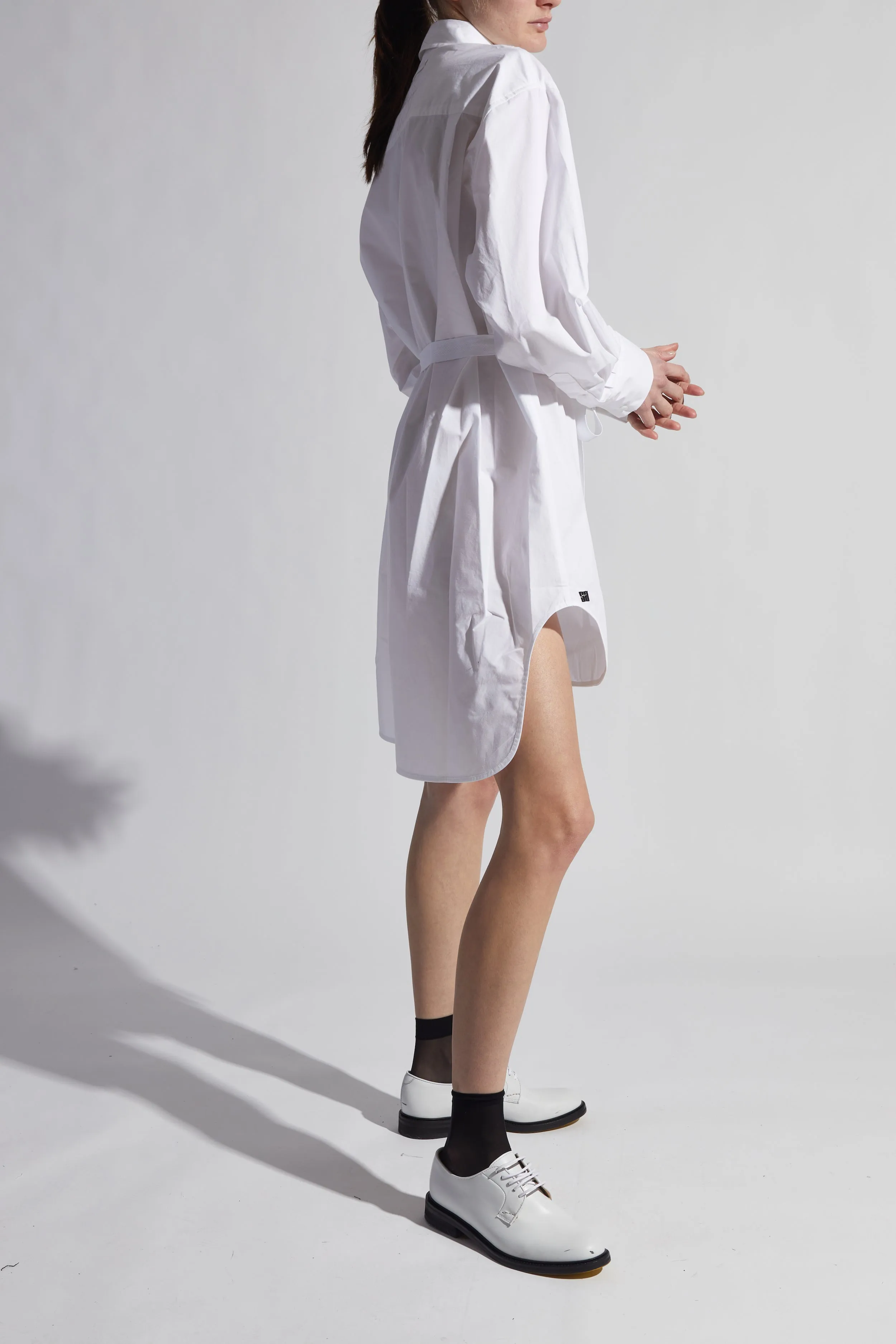 Saint Art New York - Alfie Oversized Tunic Blouse in White