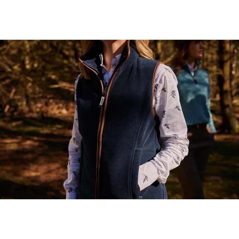 Schoffel Ladies Lyndon Fleece Gilet - Petrol Blue