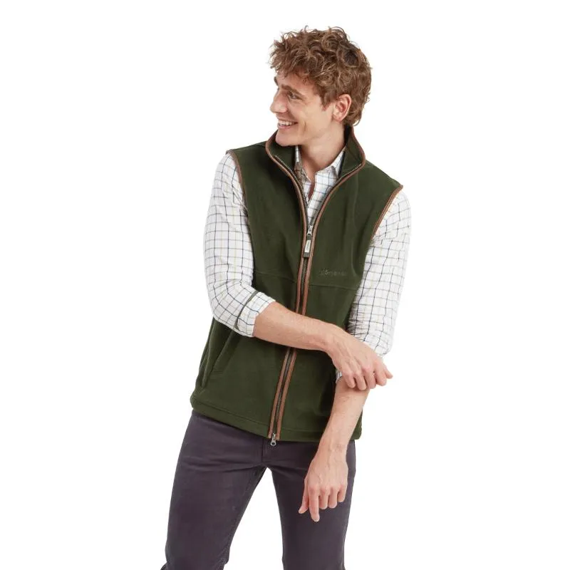 Schoffel Oakham Fleece Gilet - Forest