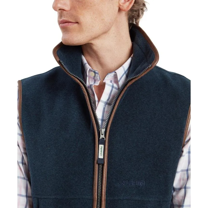 Schoffel Oakham Fleece Gilet - Petrol Blue