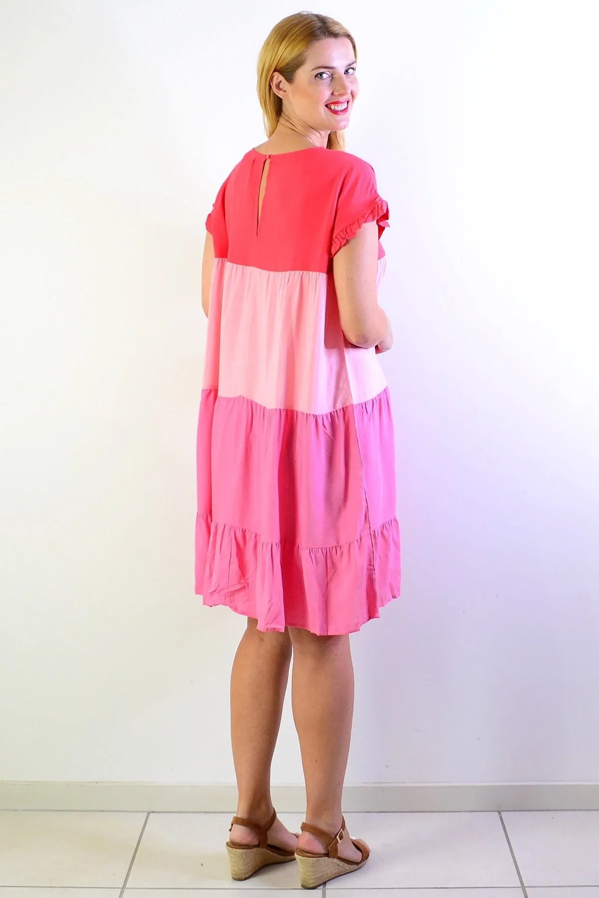 Shades Of Pink Tunic Dress