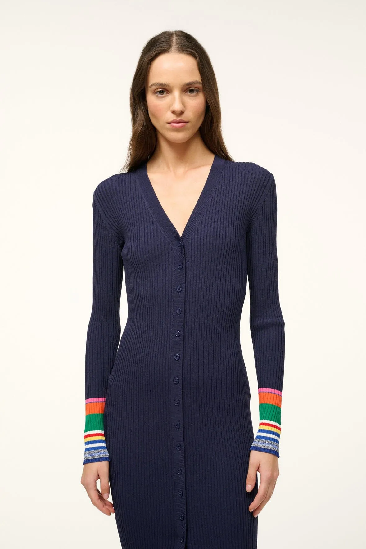 SHOKO SWEATER | NAVY MULTI