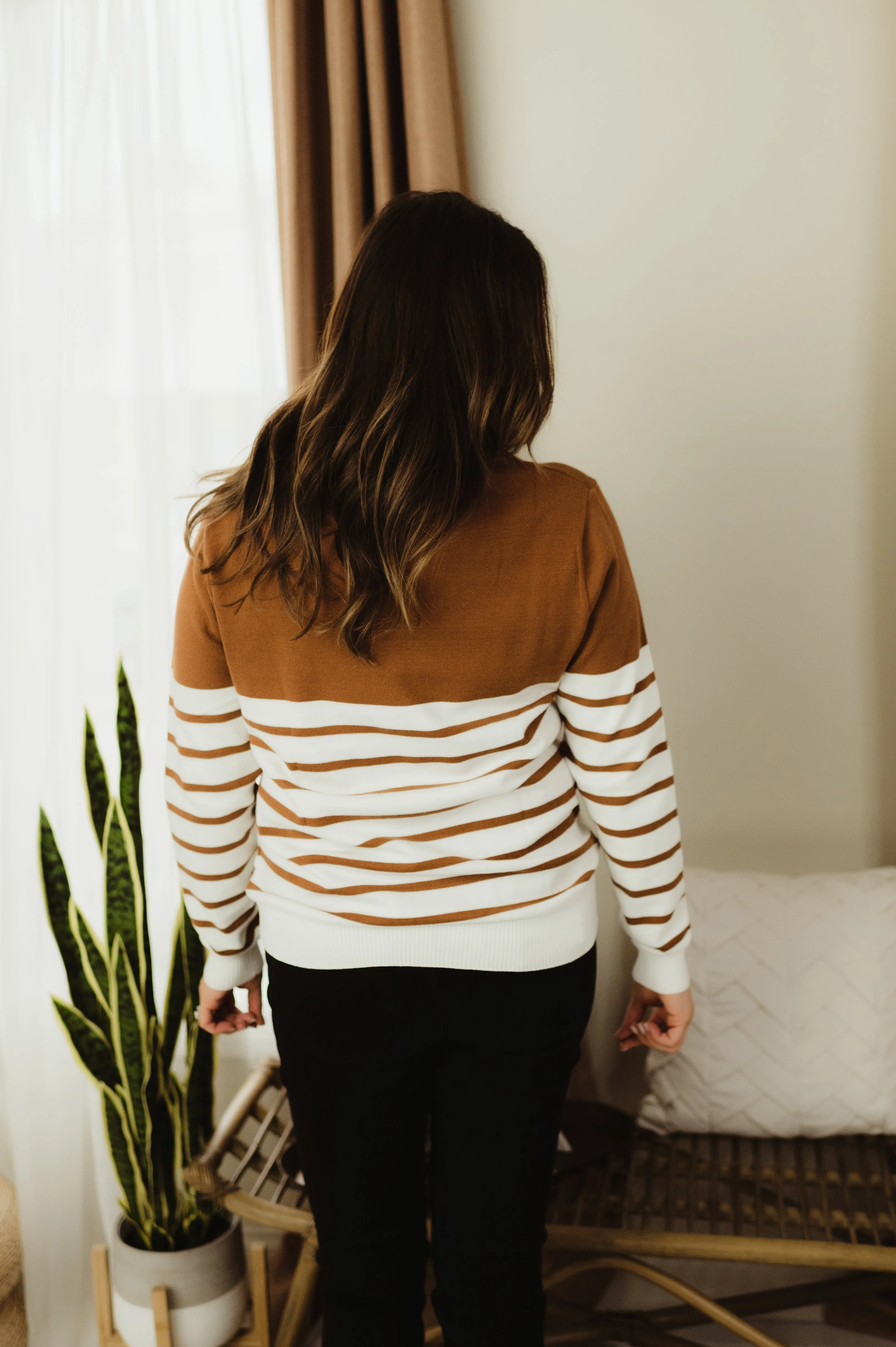 Slouchy Stripe Sweater