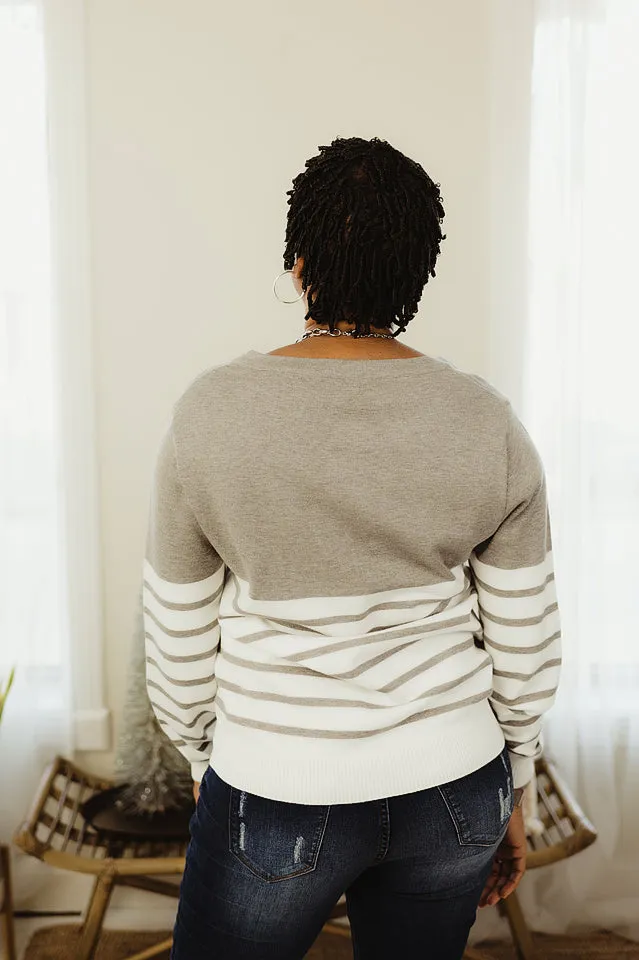 Slouchy Stripe Sweater