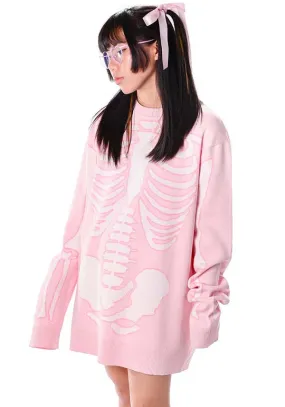 Spooky Sweet Skeleton | SWEATER DRESS