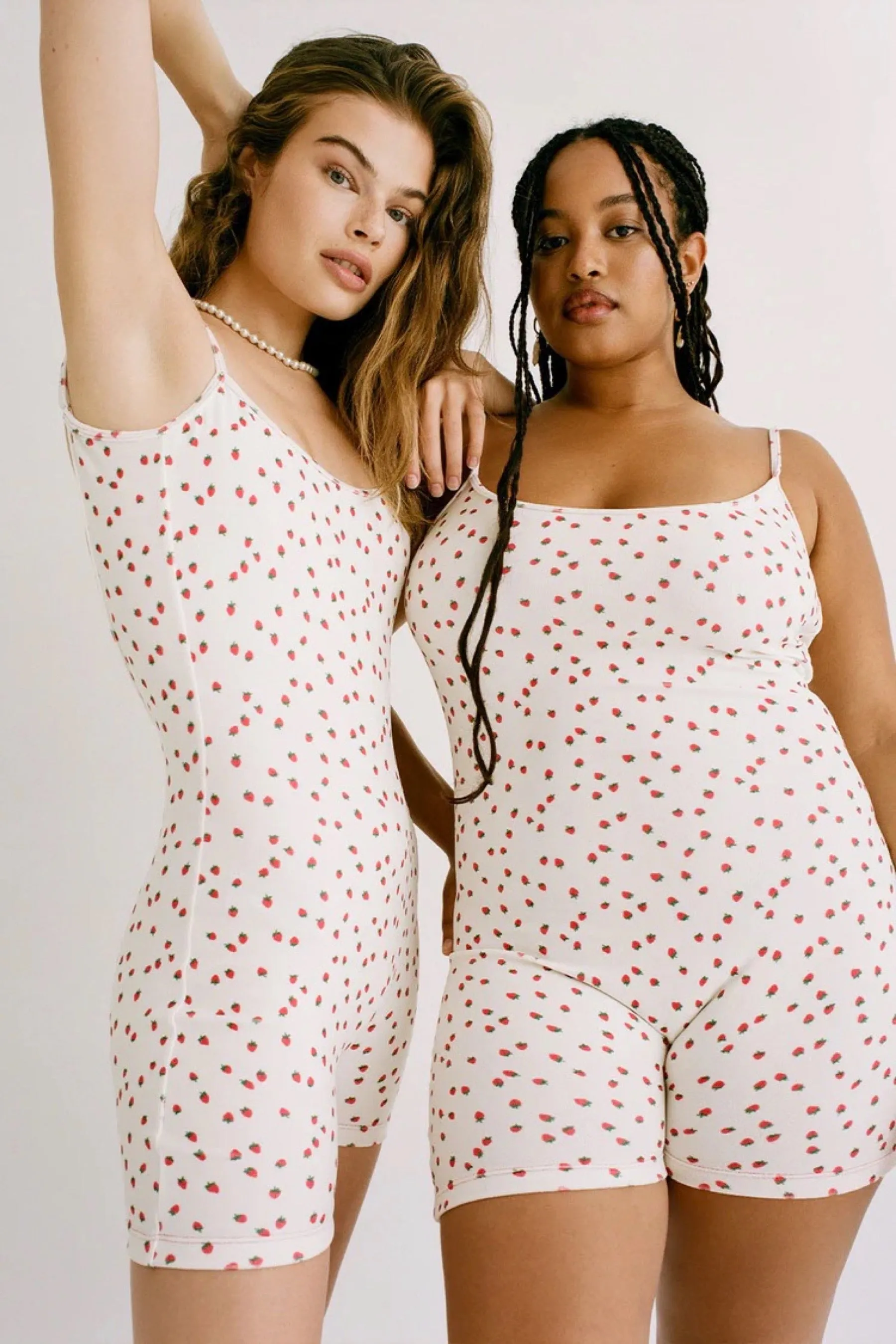 Strawberry GiForce Terry Short Bodysuit