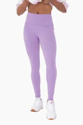 Tapered Band Essential Solid Highwaist Leggings