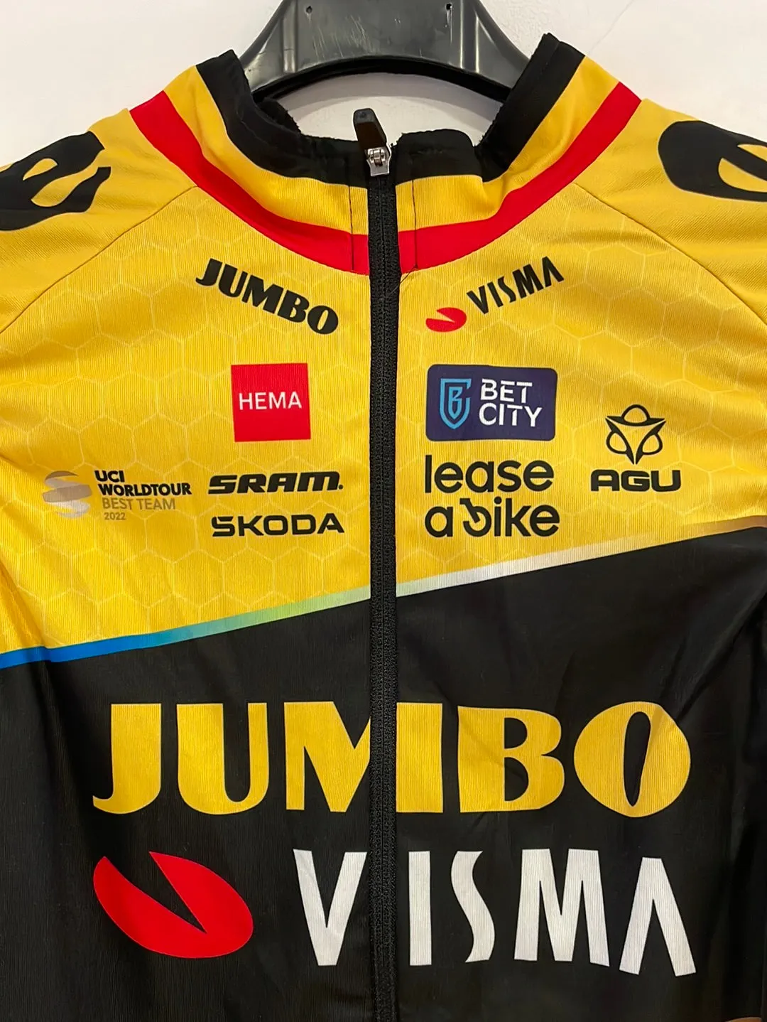 Team Jumbo Visma | AGU Premium Thermal Gilet Pocket 23 ex Belgian Champ