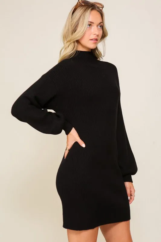 TEEK - Long Sleeve Sweater Dress