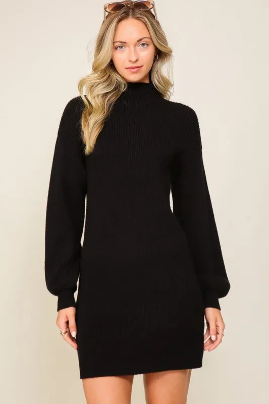 TEEK - Long Sleeve Sweater Dress