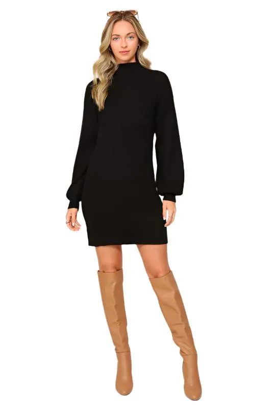 TEEK - Long Sleeve Sweater Dress