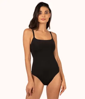 The Sleek Bodysuit: Jet Black