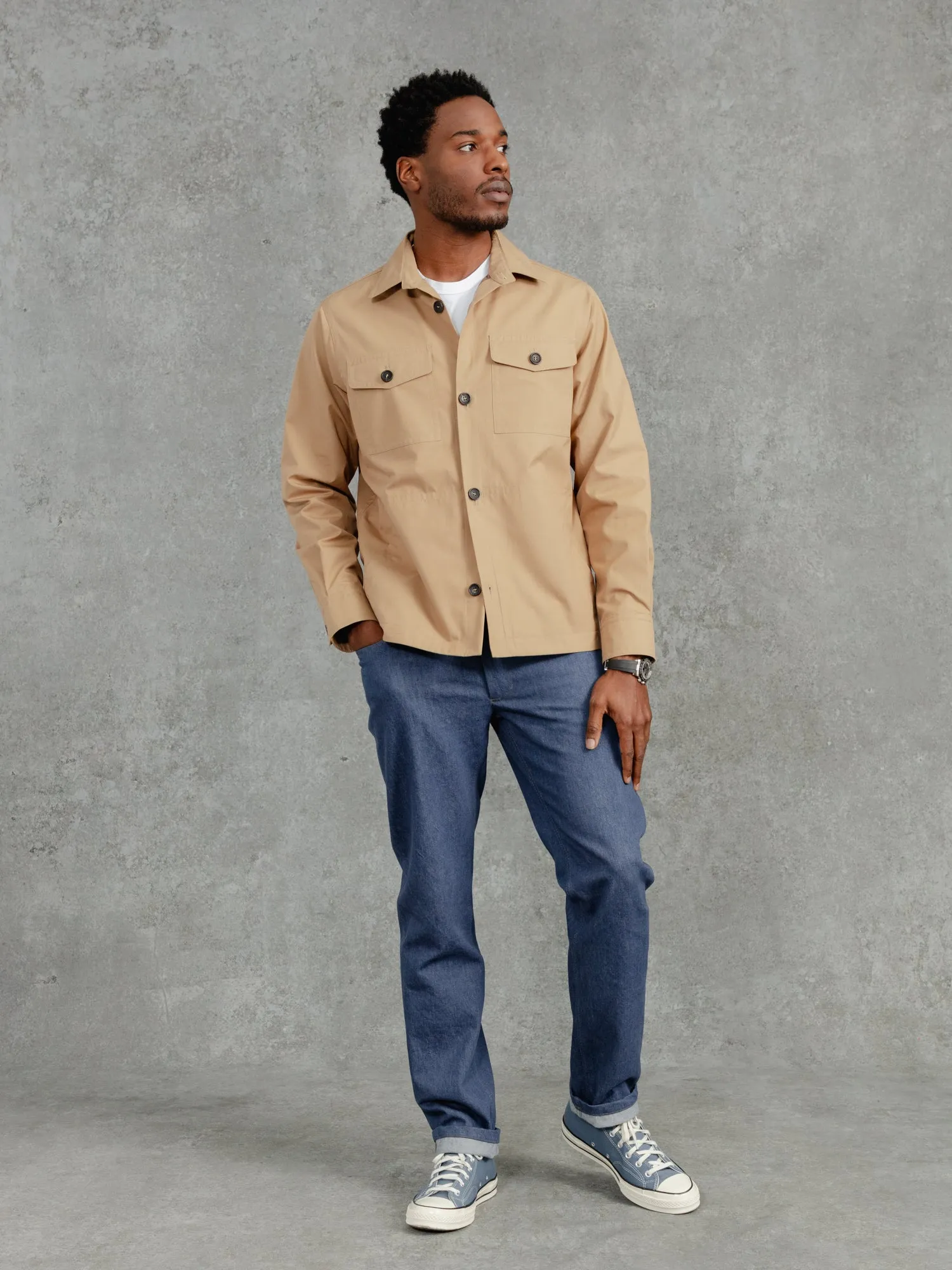 The Ventile® Piccadilly Shacket - Caramel