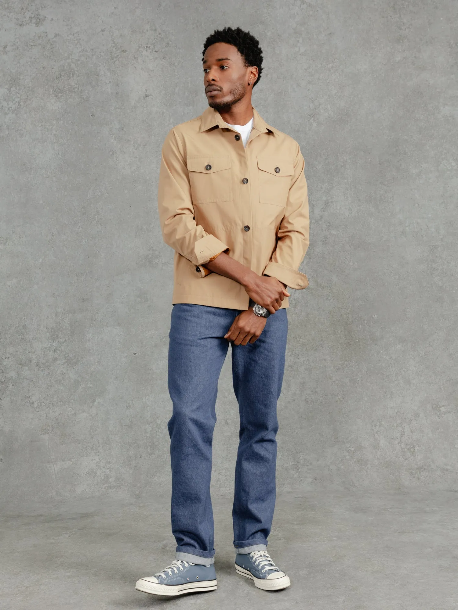 The Ventile® Piccadilly Shacket - Caramel