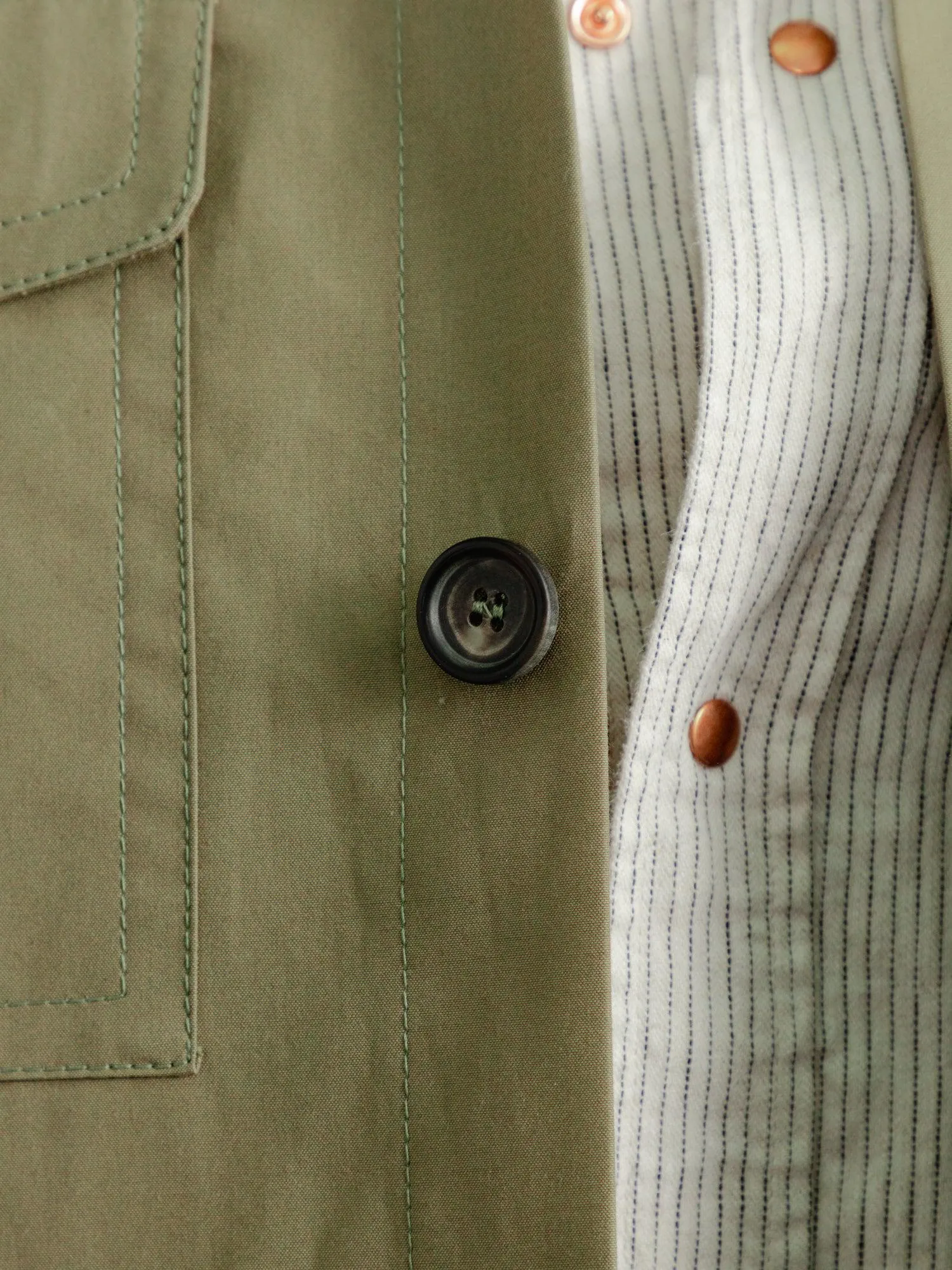 The Ventile® Piccadilly Shacket - Sage