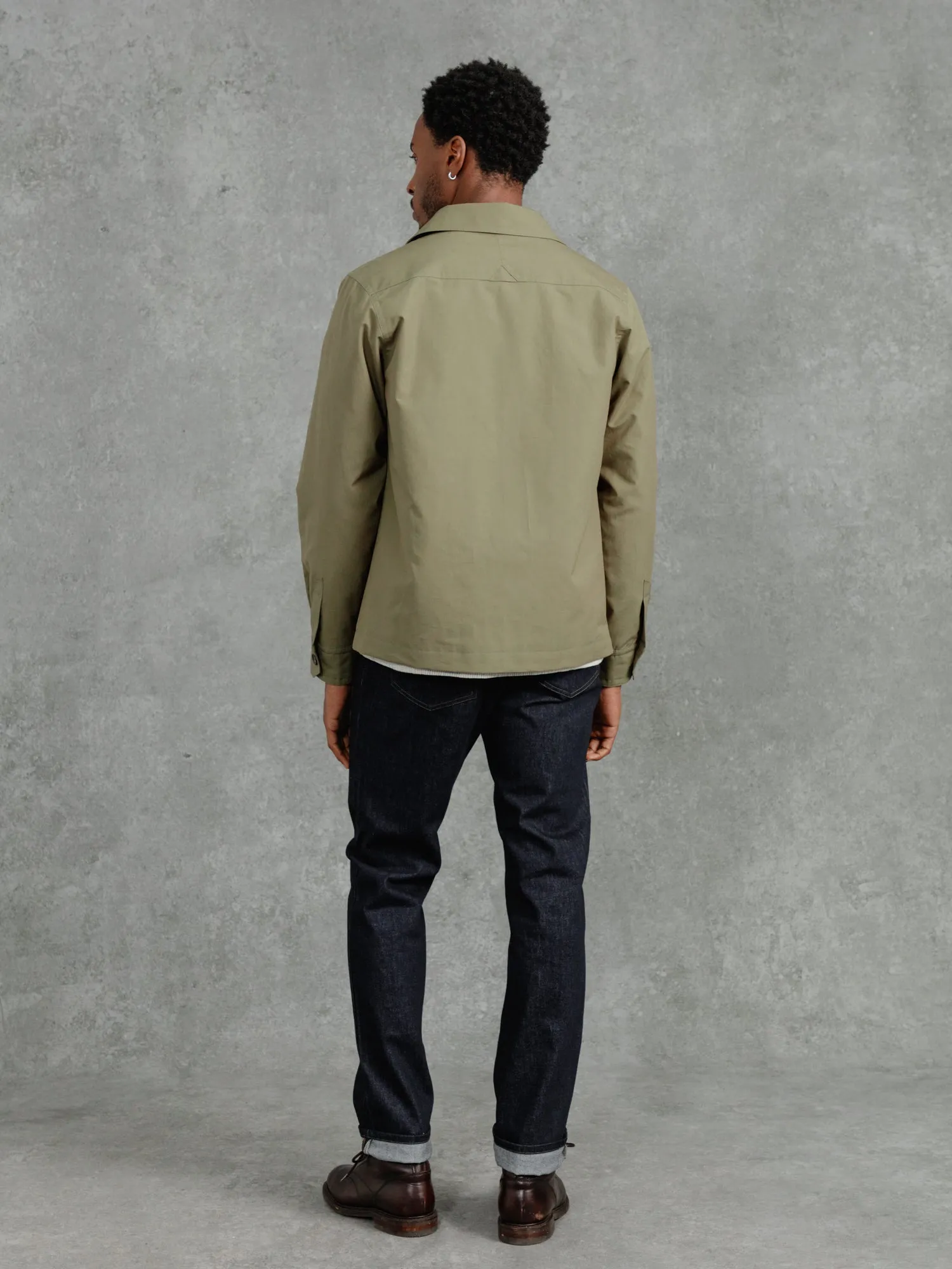 The Ventile® Piccadilly Shacket - Sage