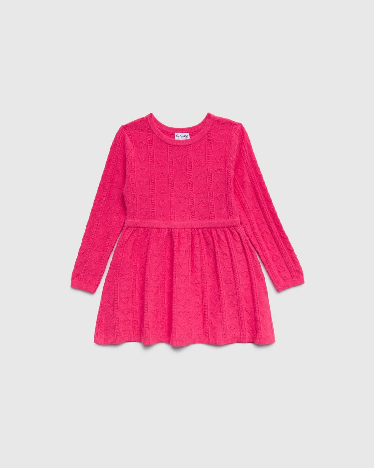 Toddler Girls Lots of Love Sweater Dress