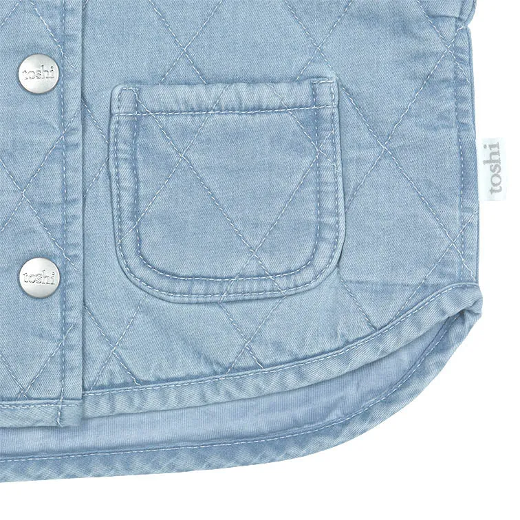 TOSHI BABY SHACKET DENIM BRUMBY