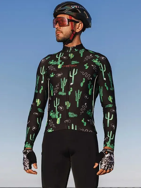 Totally Cactus Men's Winter Long Sleeve Jersey