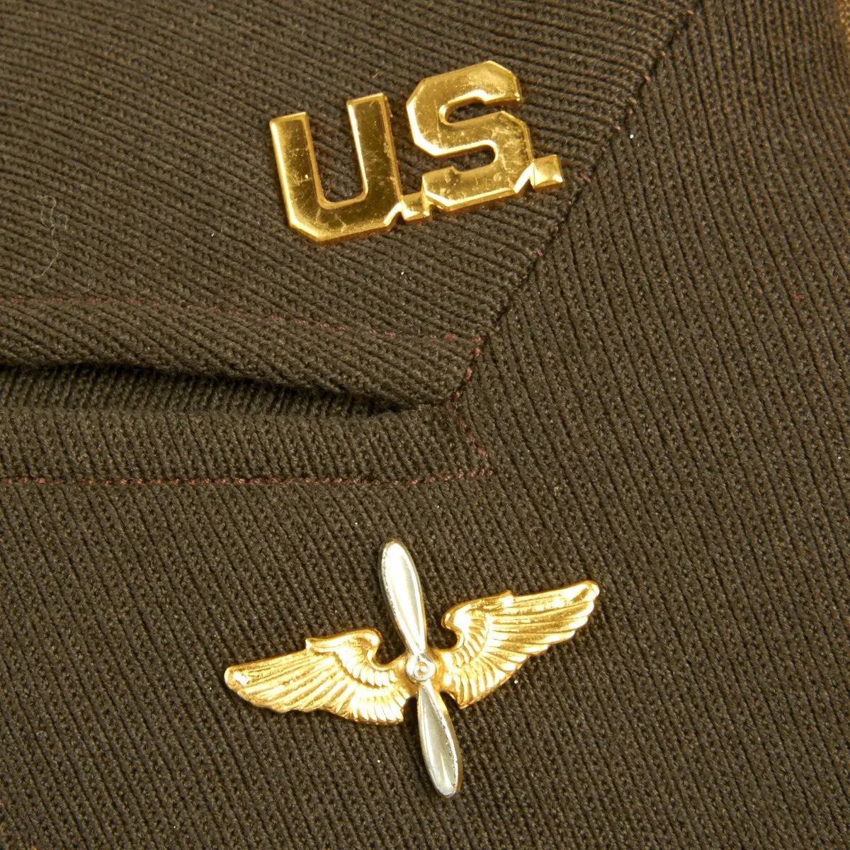 U.S. WWII Named USAAF Lieutenant Class A Tunic and Shirt