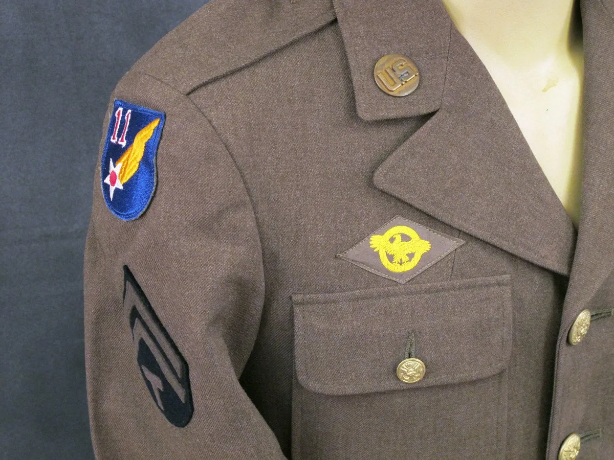 U.S. WWII Serviceman Uniform & Personal Wartime Photo Collection