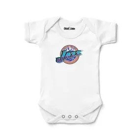 Utah Jazz Hardwood Classics Logo Bodysuit