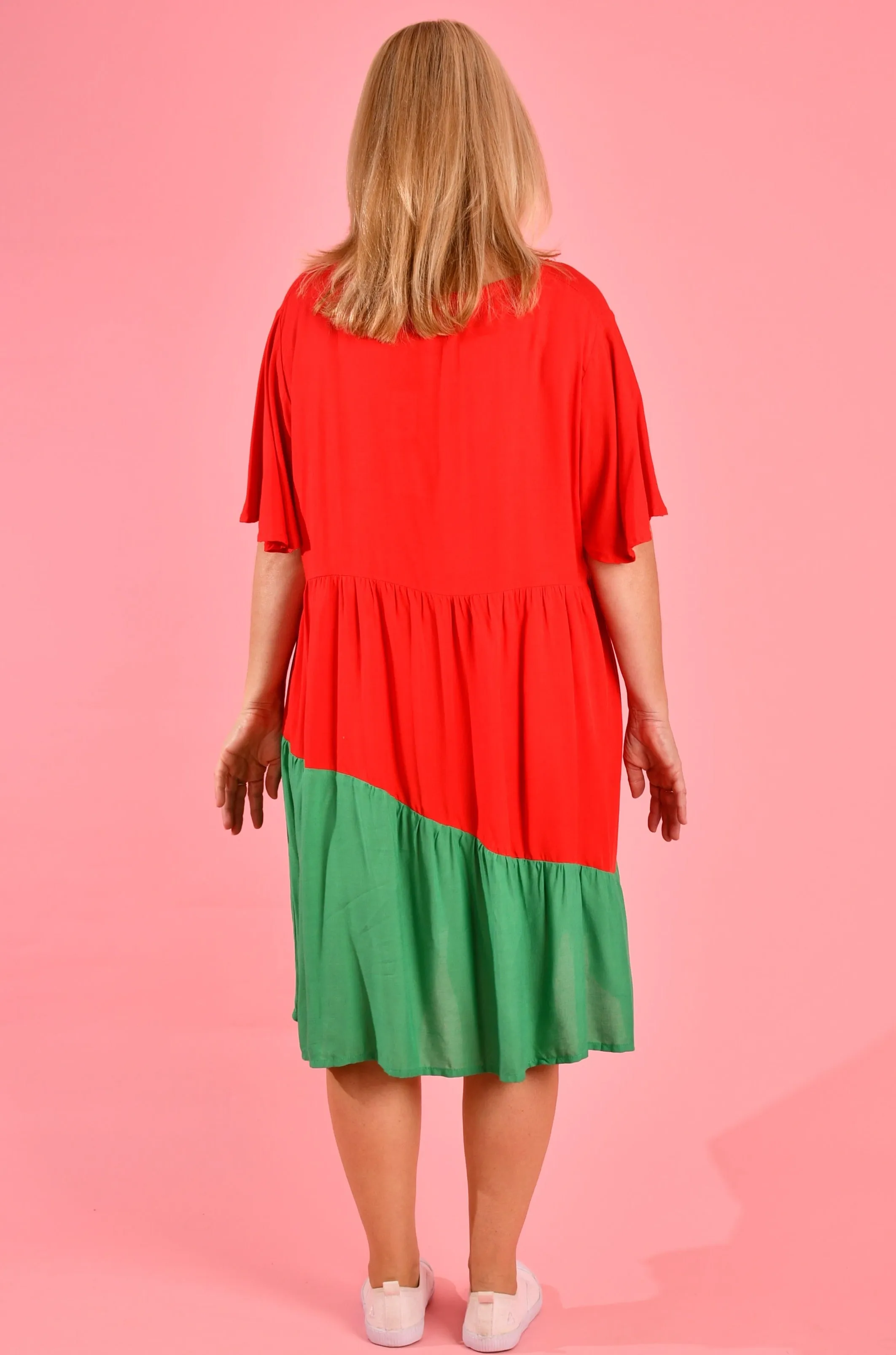 VBLD135 - ANGEL TIERED DRESS - CHRISTMAS