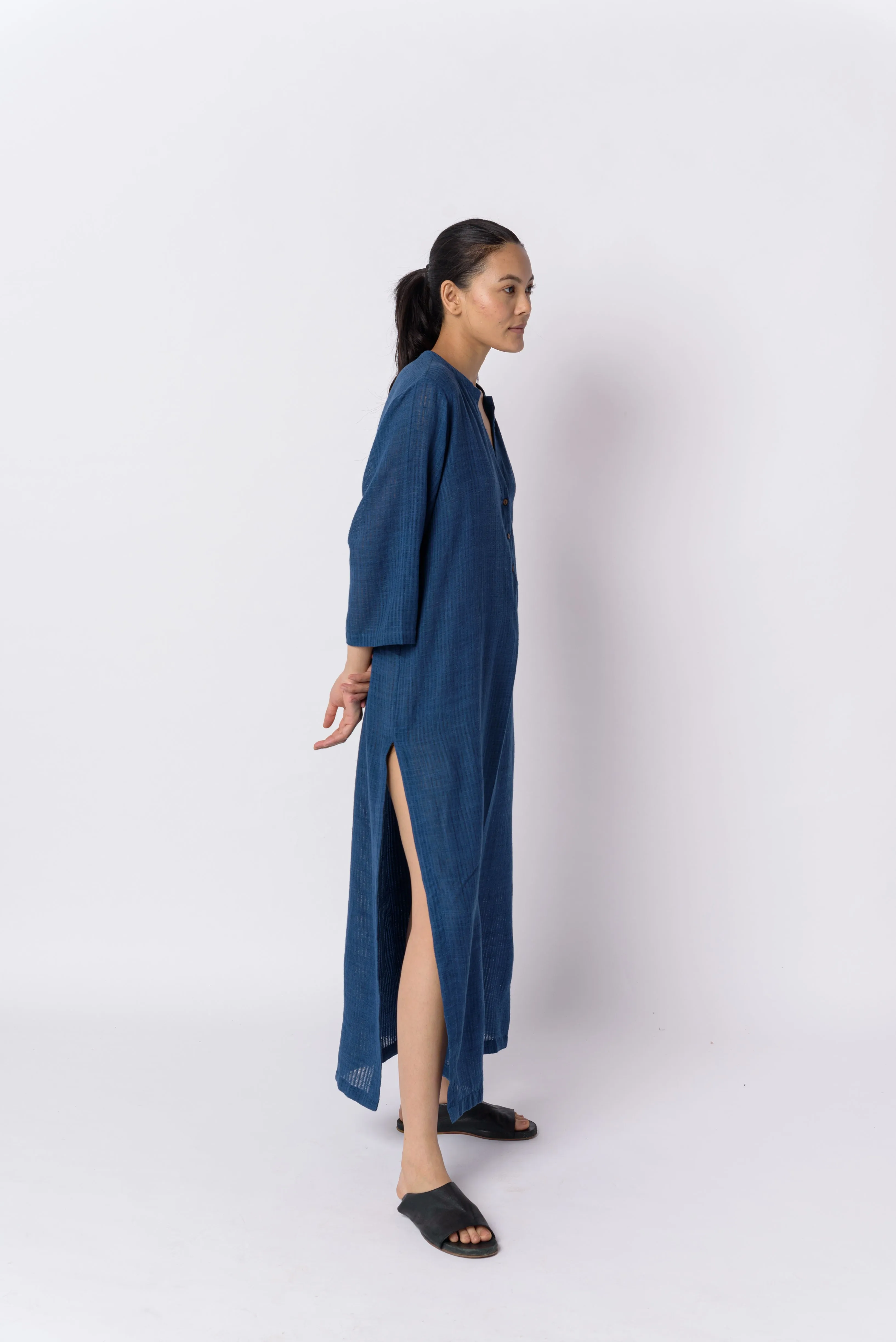 Very blue long tunic