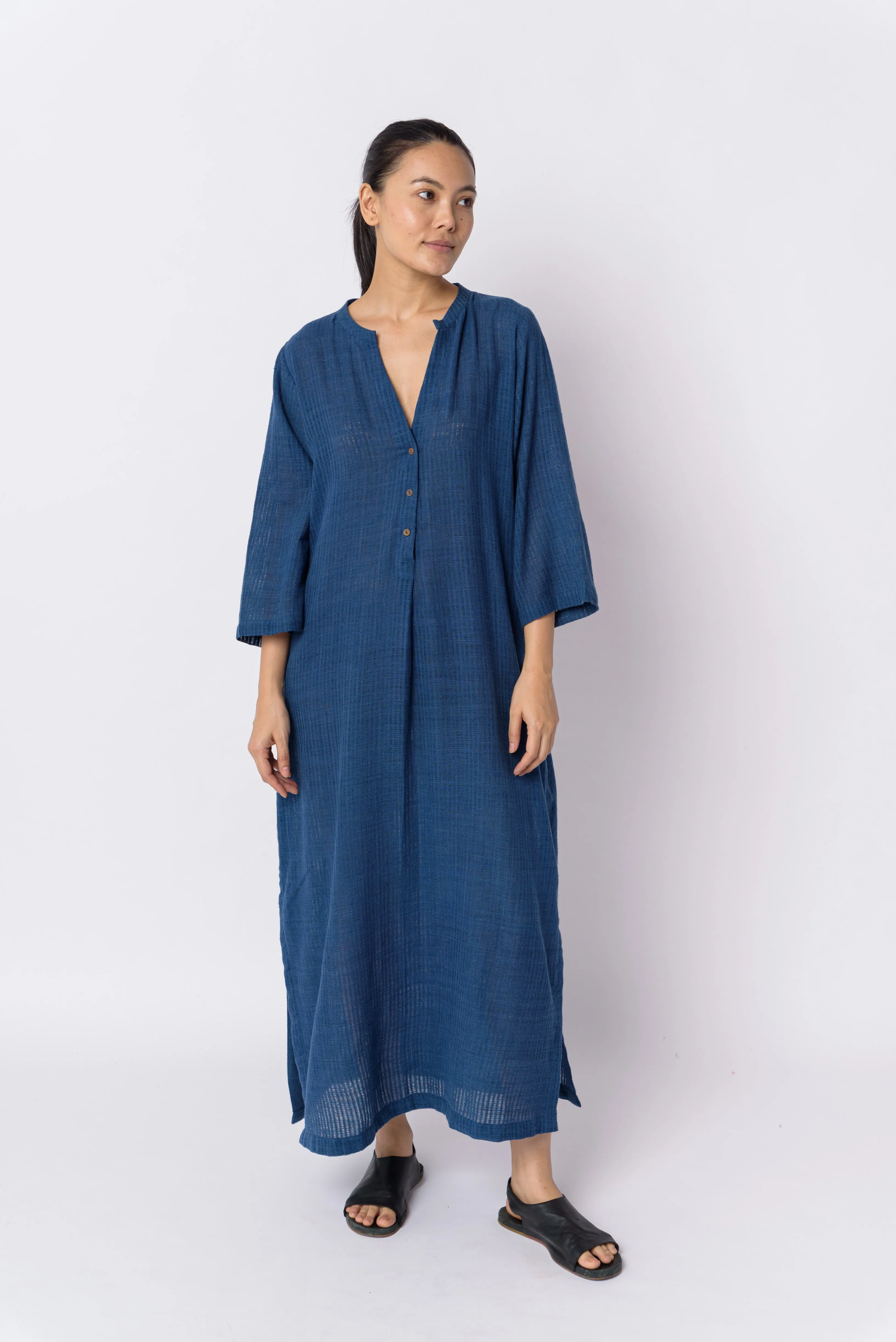 Very blue long tunic