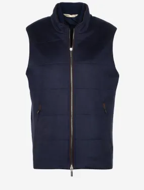 Vest Knit Sides Aantara Navy