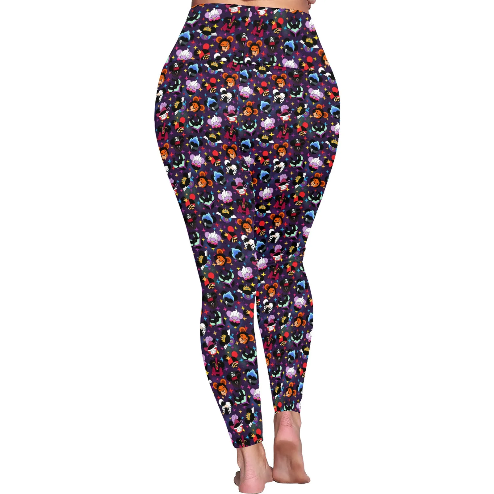 Villains Women's Plus Size Athletic Leggings