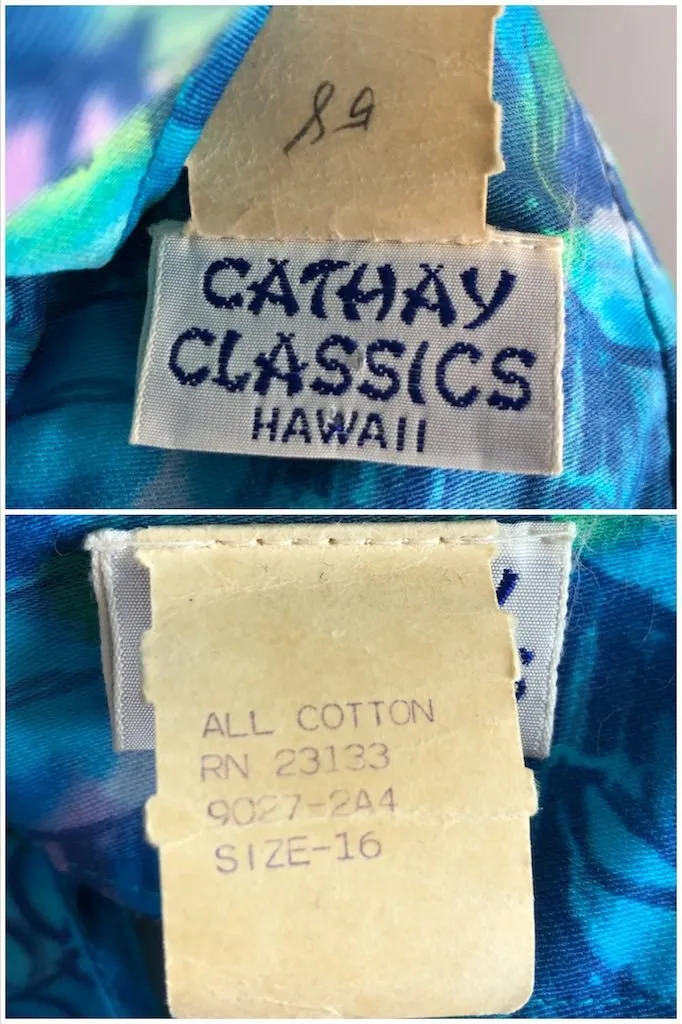 Vintage Cathay Hawaiian Tunic