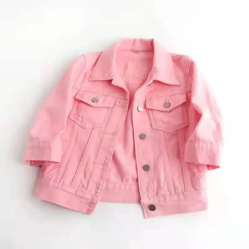 Women Boxy Denim Jacket with 3/4 Sleeves