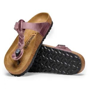 Women's Birkenstock Gizeh Braid Oiled Leather Color: Lavender